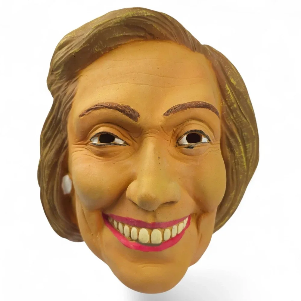 Hillary Clinton Mask 2015 Disguise Political Costume Halloween Novelty Vinyl